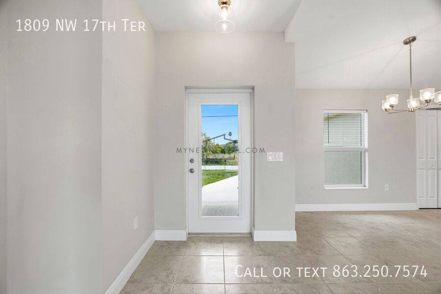 House for rent at 1809 NW 17th Terrace, Cape Coral, FL 33993
