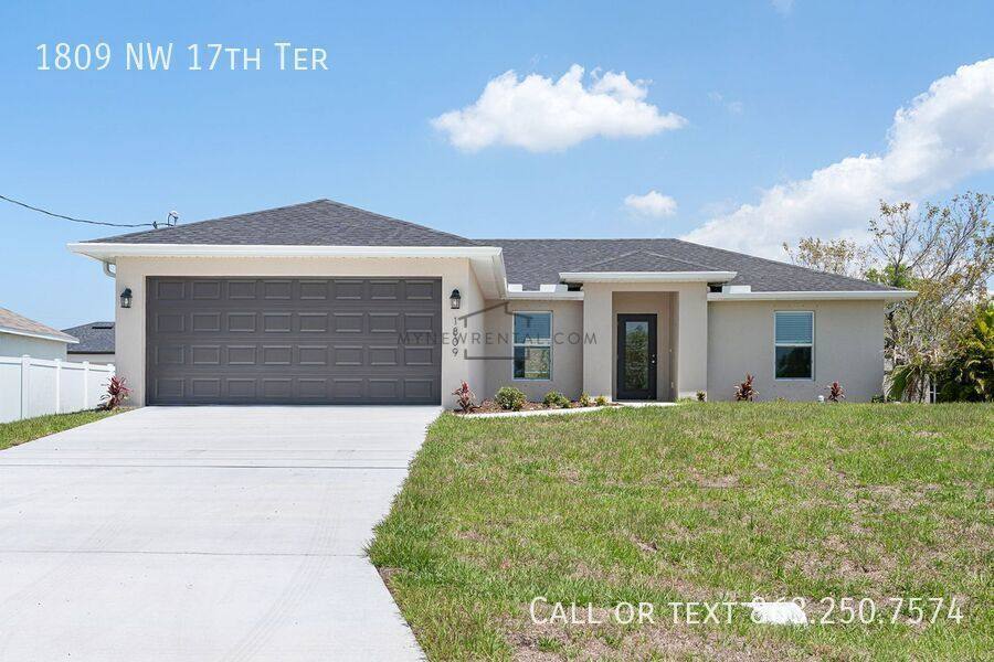 House for rent at 1809 NW 17th Terrace, Cape Coral, FL 33993