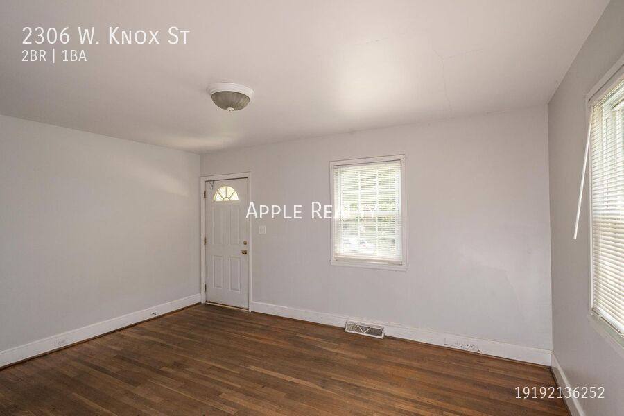 House for rent at 2306 W Knox St, Durham, NC 27705