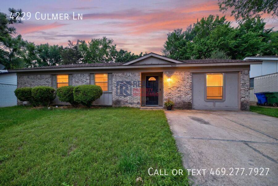 House for rent at 4229 Culmer Lane, Balch Springs, TX 75180