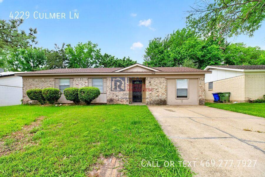 House for rent at 4229 Culmer Lane, Balch Springs, TX 75180