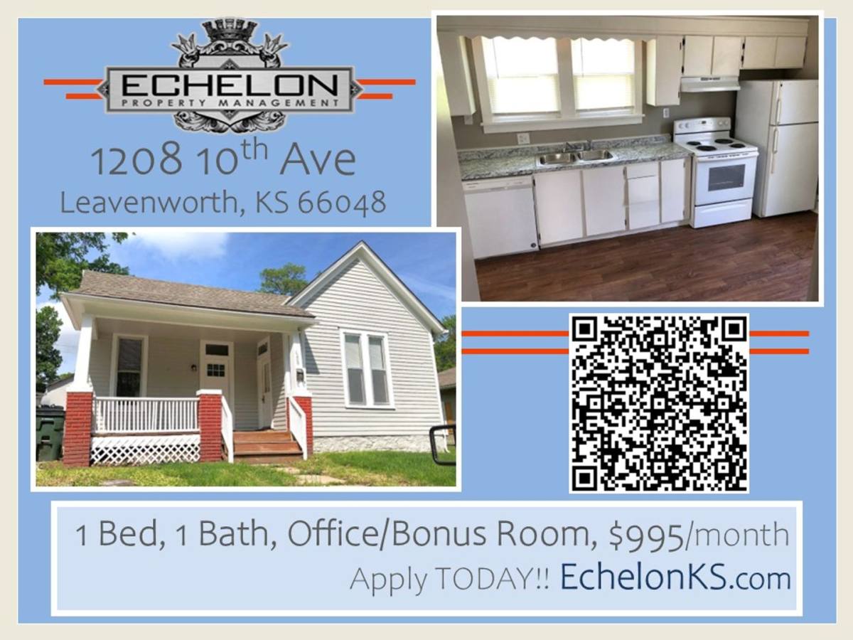 House for rent at 1208 10th Ave, Leavenworth, KS 66048