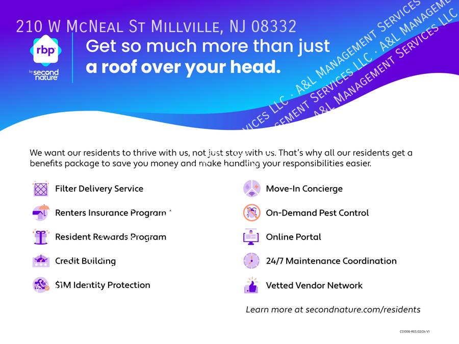 Townhouse for rent at 210 W McNeal St #8332, Millville, NJ 08332