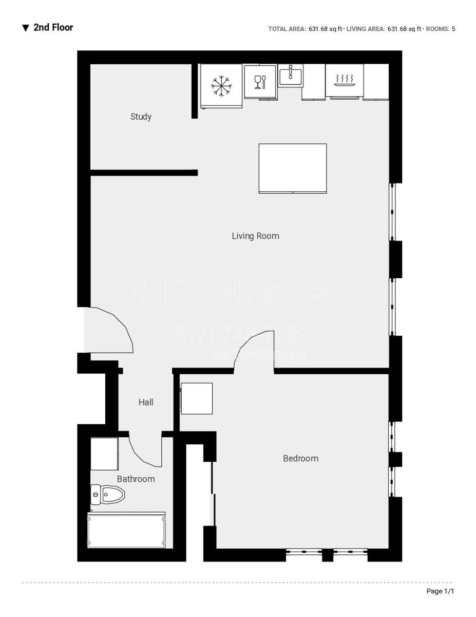 Apartment for rent at 3466 Carrollton Ave #203, Indianapolis, IN 46205