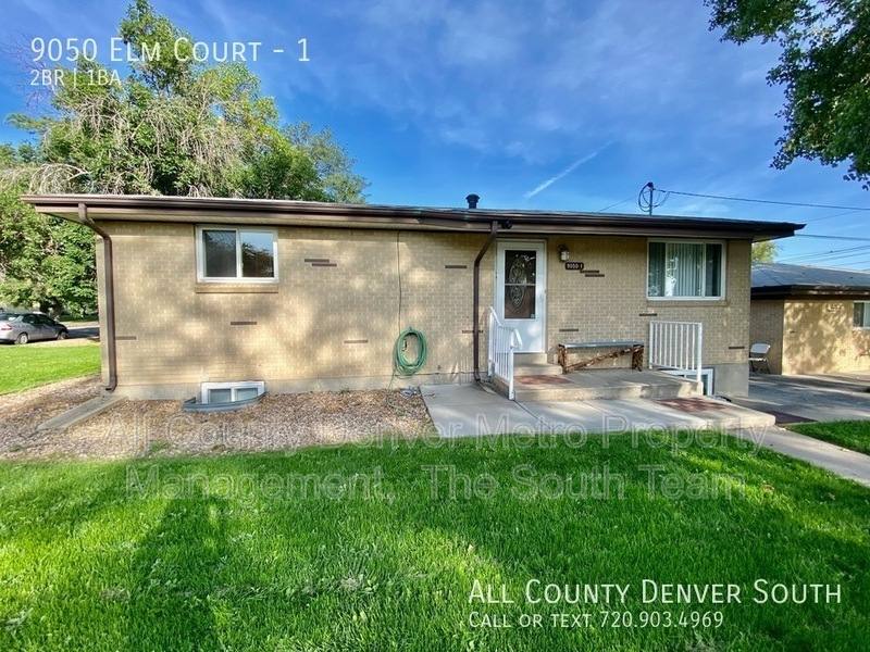 Apartment for rent at 9050 Elm Court #1, Denver, CO 80260