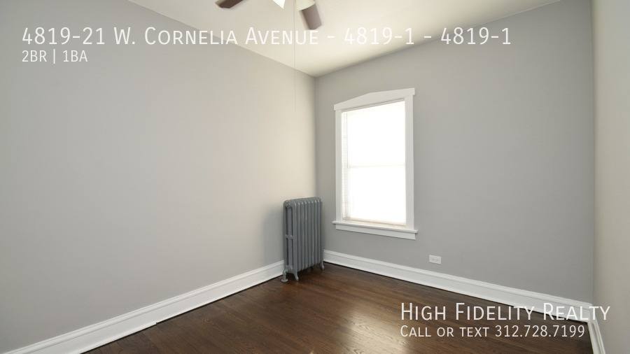 Apartment for rent at 4819-21 W Cornelia Ave #1, Chicago, IL 60641