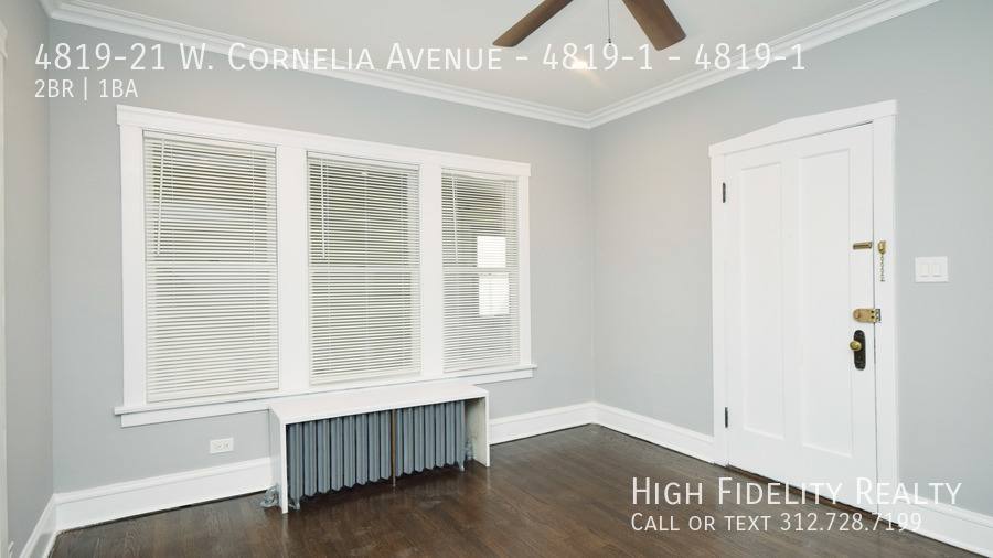 Apartment for rent at 4819-21 W Cornelia Ave #1, Chicago, IL 60641