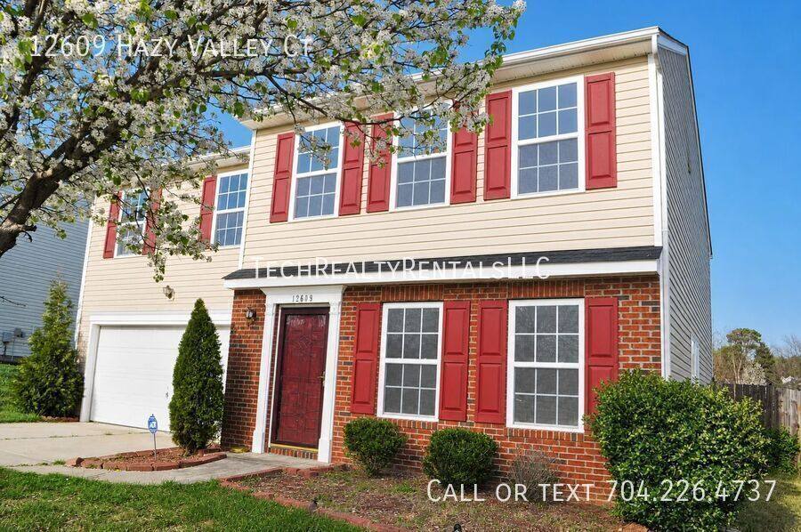 House for rent at 12609 Hazy Valley Court, Charlotte, NC 28269
