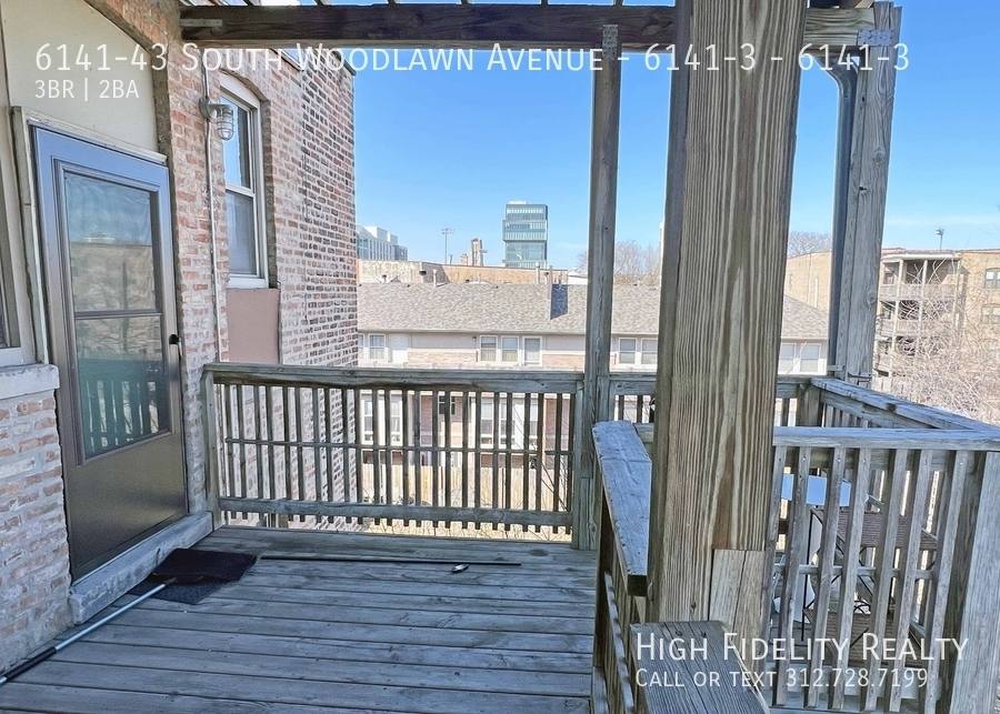 Apartment for rent at 6141-43 S Woodlawn Ave #3, Chicago, IL 60637