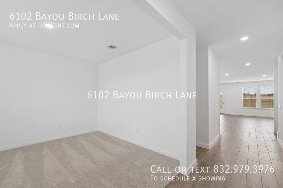 House for rent at 6102 Bayou Birch Lane, Baytown, TX 77521