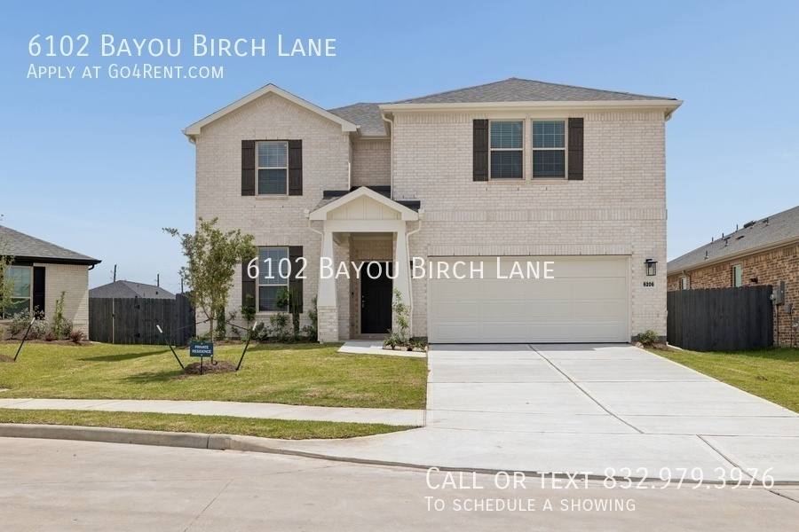 House for rent at 6102 Bayou Birch Lane, Baytown, TX 77521