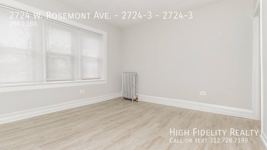 Apartment for rent at 2724 W Rosemont Ave #3, Chicago, IL 60659