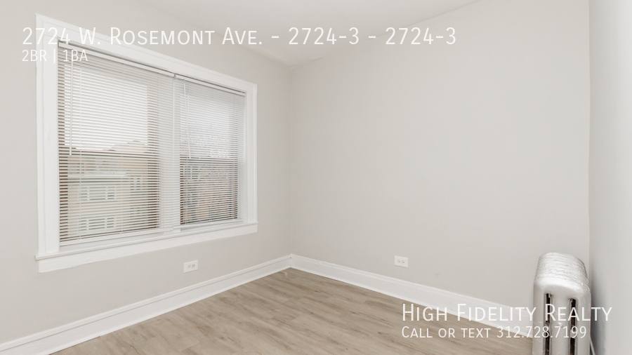 Apartment for rent at 2724 W Rosemont Ave #3, Chicago, IL 60659