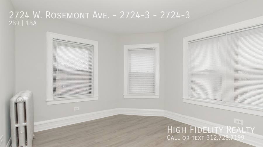 Apartment for rent at 2724 W Rosemont Ave #3, Chicago, IL 60659