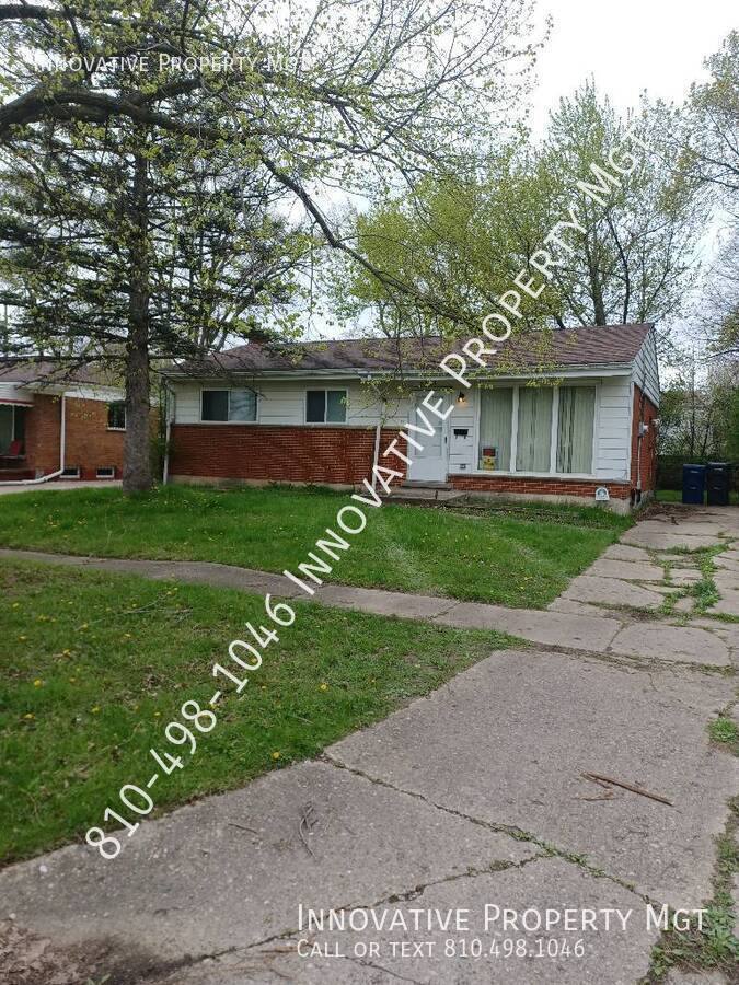 House for rent at 5905 Griggs Dr, Flint, MI 48504