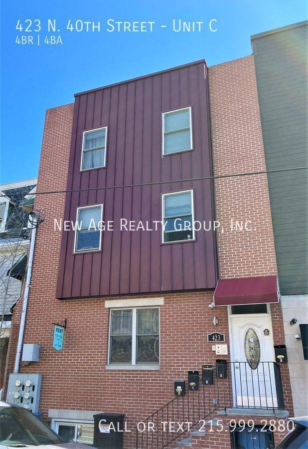 Apartment for rent at 423 N 40th St #C, Philadelphia, PA 19104