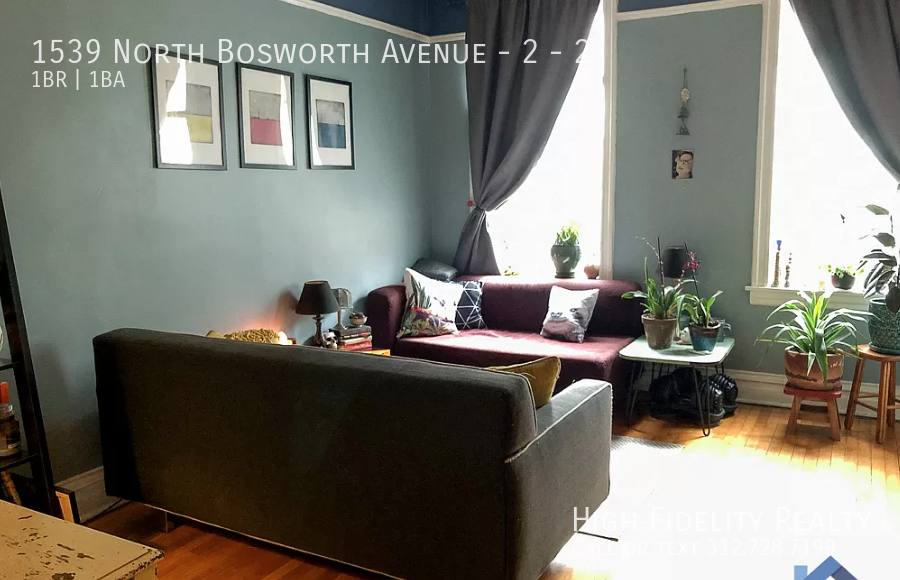 Apartment for rent at 1539 N Bosworth Ave #2, Chicago, IL 60642
