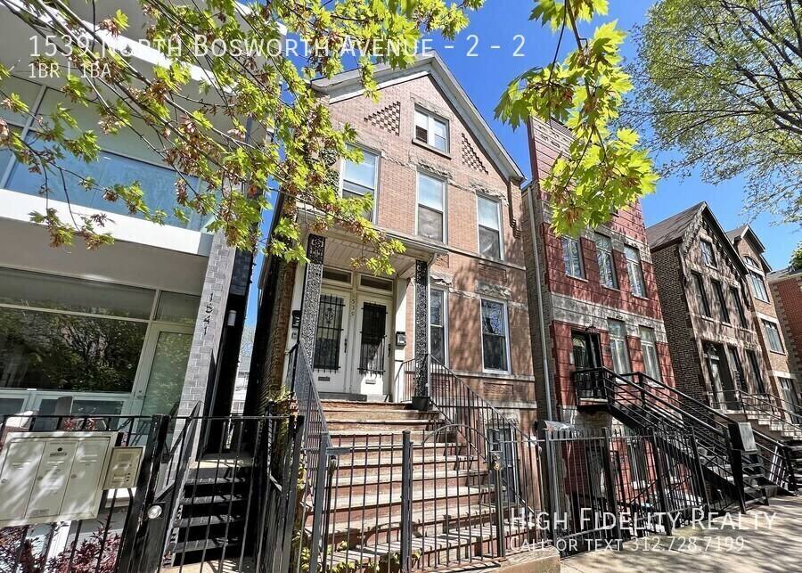 Apartment for rent at 1539 N Bosworth Ave #2, Chicago, IL 60642
