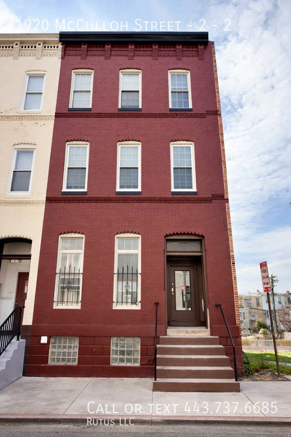 Apartment for rent at 1920 McCulloh St #2, Baltimore, MD 21217