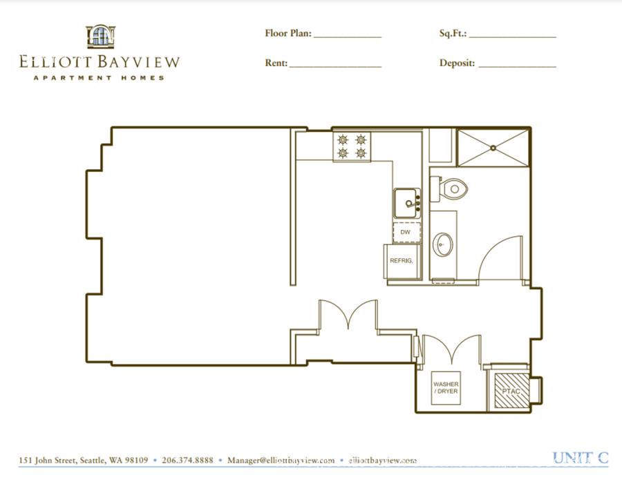 Apartment for rent at 151 John St #2-C, Seattle, WA 98109