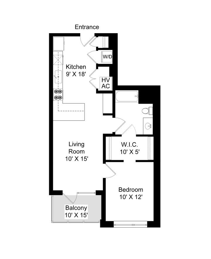 Apartment for rent at 851 W Grand #303, Chicago, IL 60642