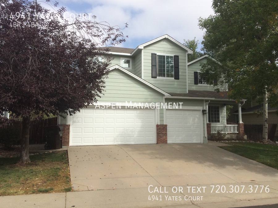 House for rent at 4941 Yates Court, Broomfield, CO 80020