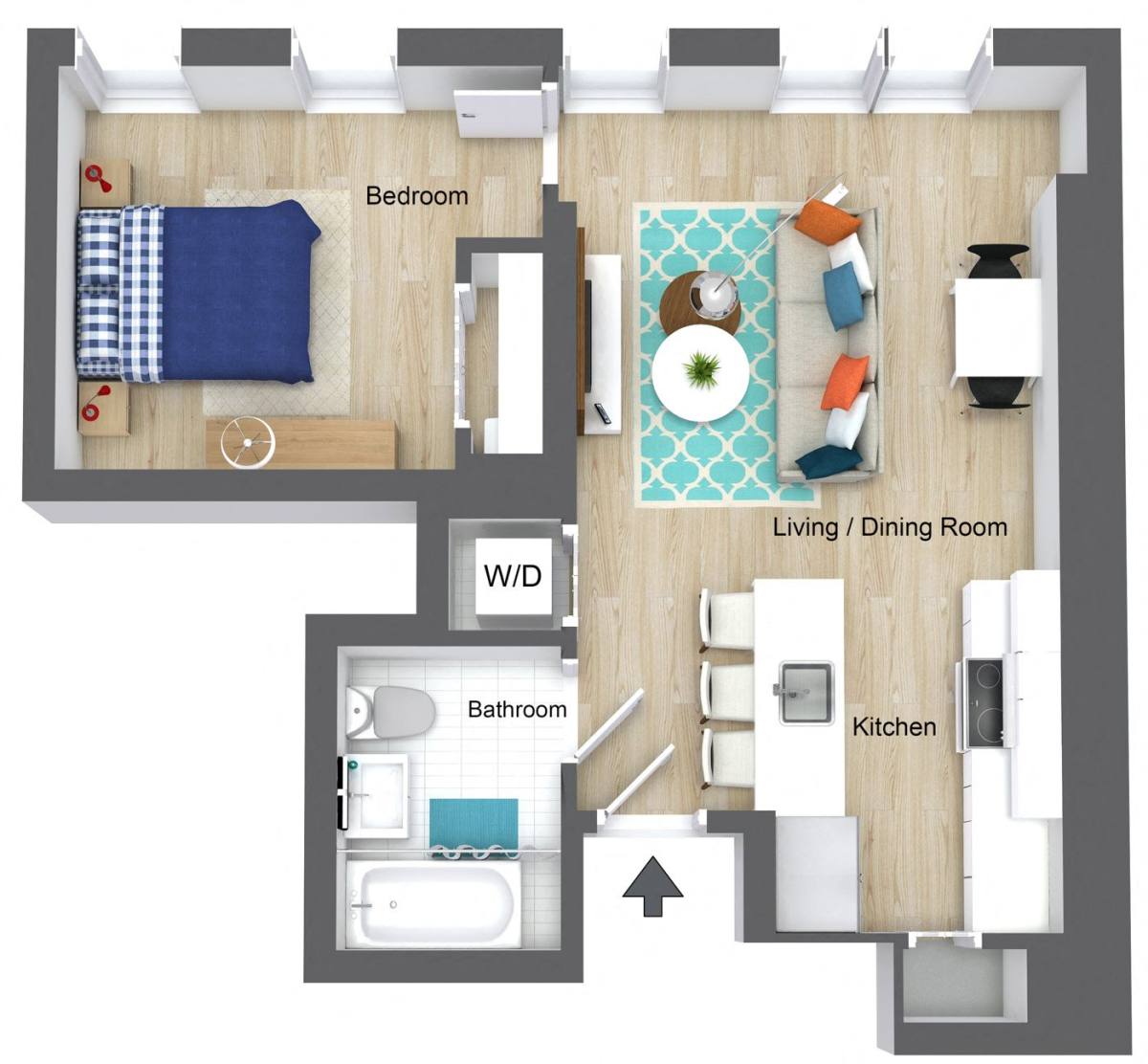 Apartment for rent at 50 W Broadway #4-03, South Boston, MA 02127
