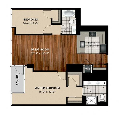Apartment for rent at 9739 Woods Dr, Skokie, IL 60077