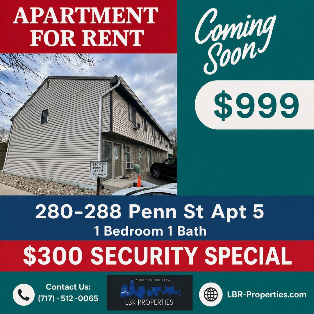 Apartment for rent at Alderbrook, 280-288 Penn St, Highspire, PA 17034