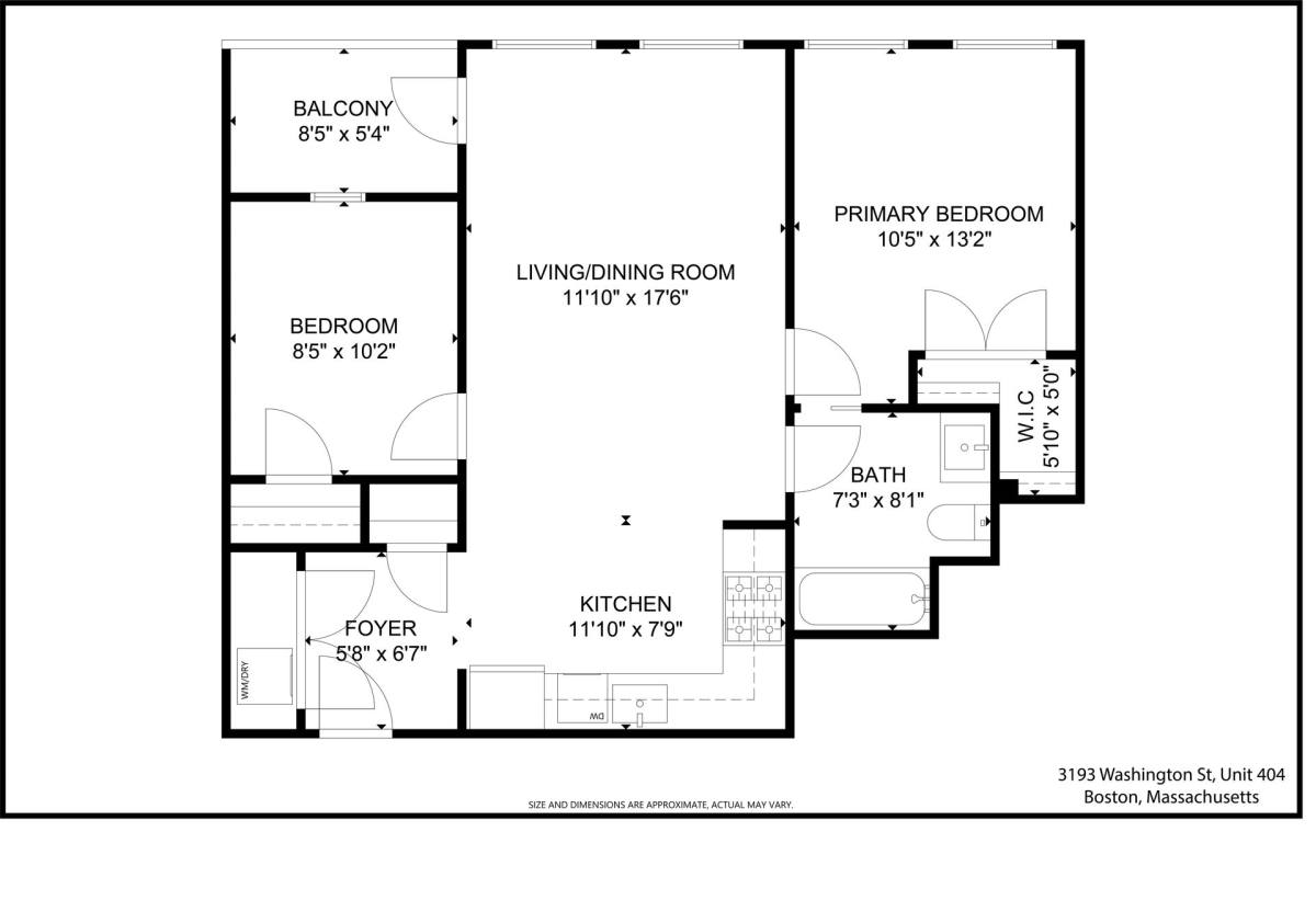 Apartment for rent at 3193 Washington St, Jamaica Plain, MA 02130