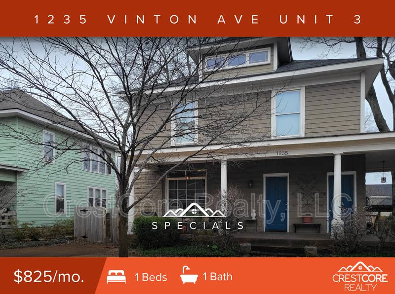 Apartment for rent at 1235 Vinton Ave #3, Memphis, TN 38104