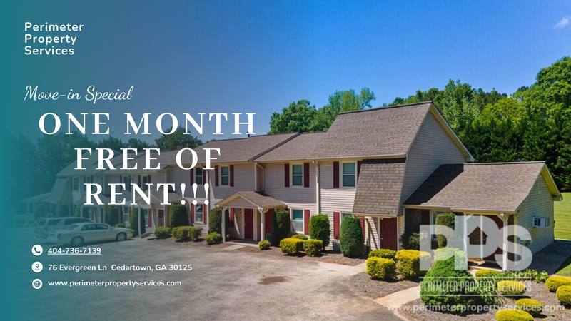 Townhouse for rent at 76 Evergreen Lane #5, Cedartown, GA 30125