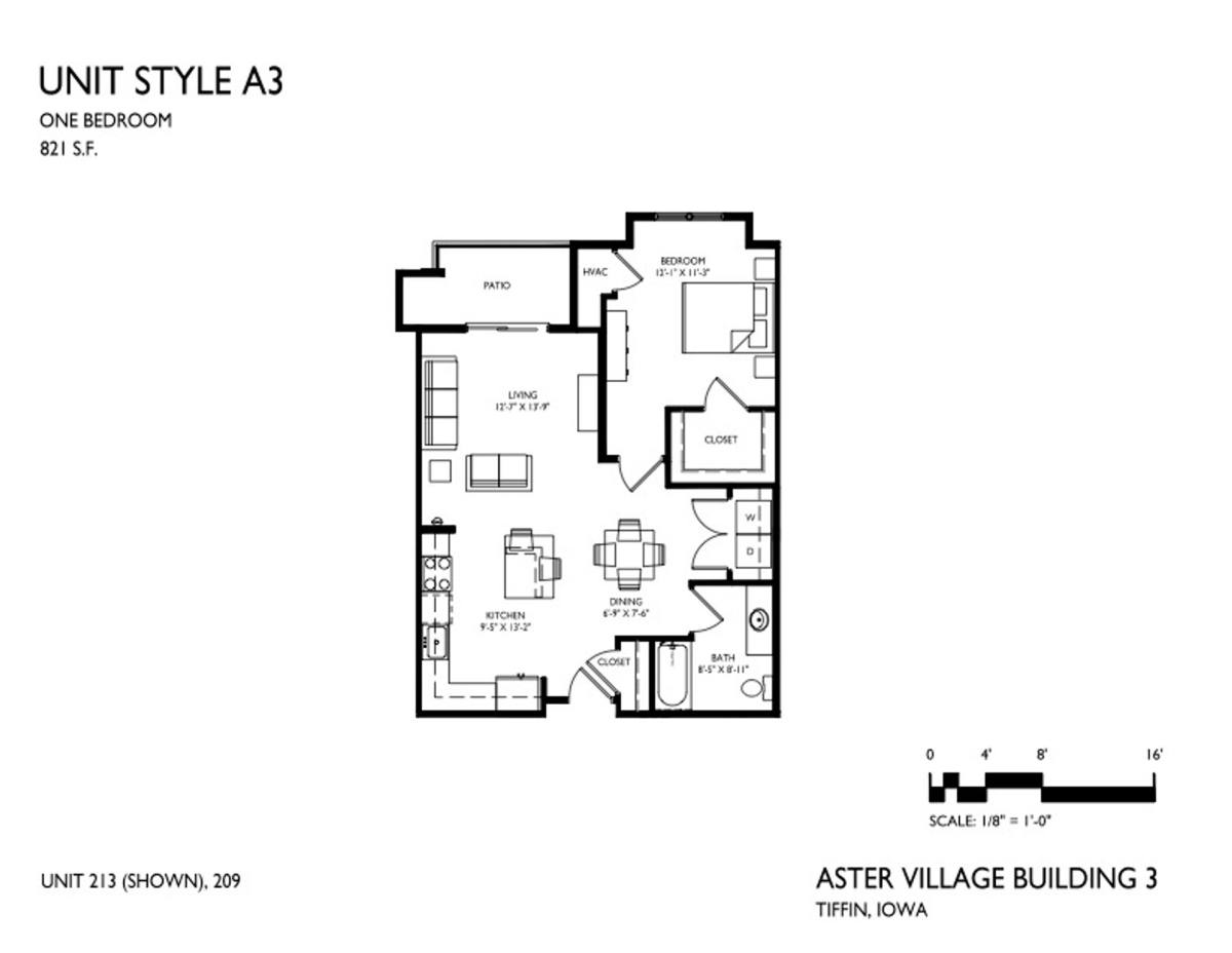 Apartment for rent at 1301 Aster Dr, Tiffin, IA 52340