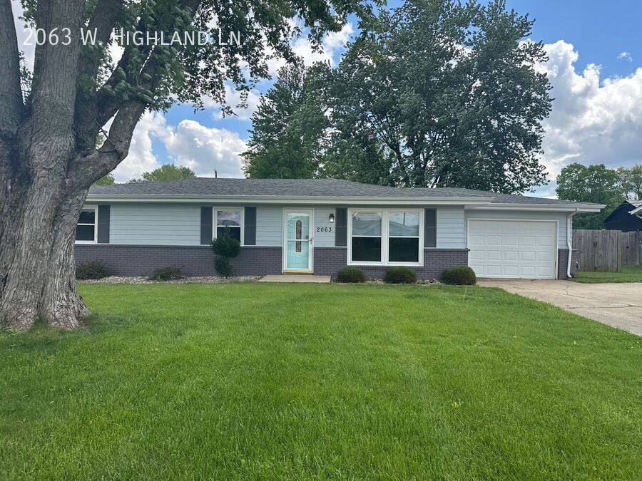 House for rent at 2063 W Highland Lane, Columbus, IN 47201