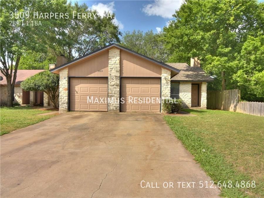 Apartment for rent at 3509 Harpers Ferry #A, Austin, TX 78749