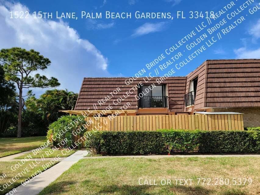 Townhouse for rent at 1522 15th Lane, Palm Beach Gardens, FL 33418