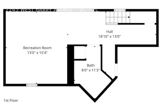 Apartment for rent at 2245 W Barry Ave #2C, Chicago, IL 60618