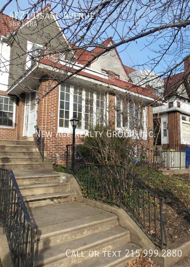 House for rent at 4821 Osage Ave, Philadelphia, PA 19143