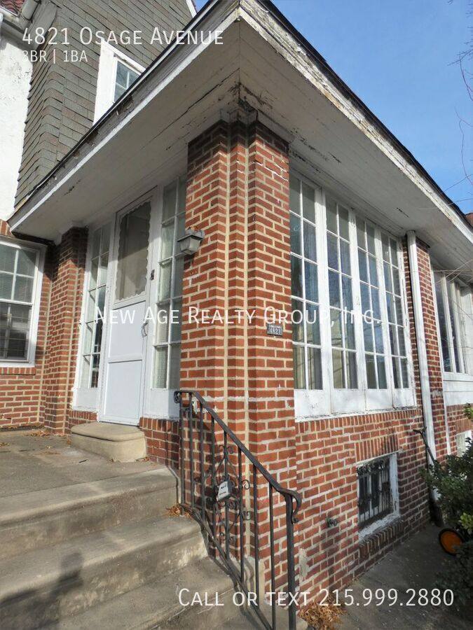 House for rent at 4821 Osage Ave, Philadelphia, PA 19143