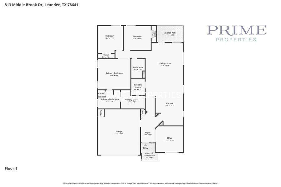 House for rent at 813 Middle Brook Dr, Leander, TX 78641