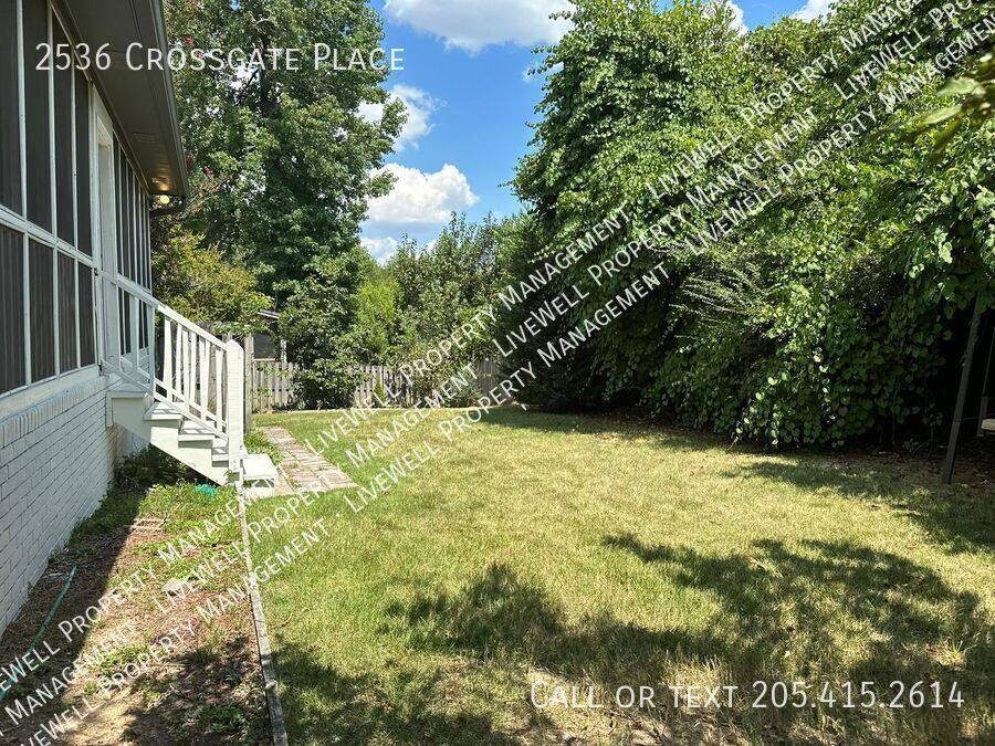 House for rent at 2536 Crossgate Place, Birmingham, AL 35216