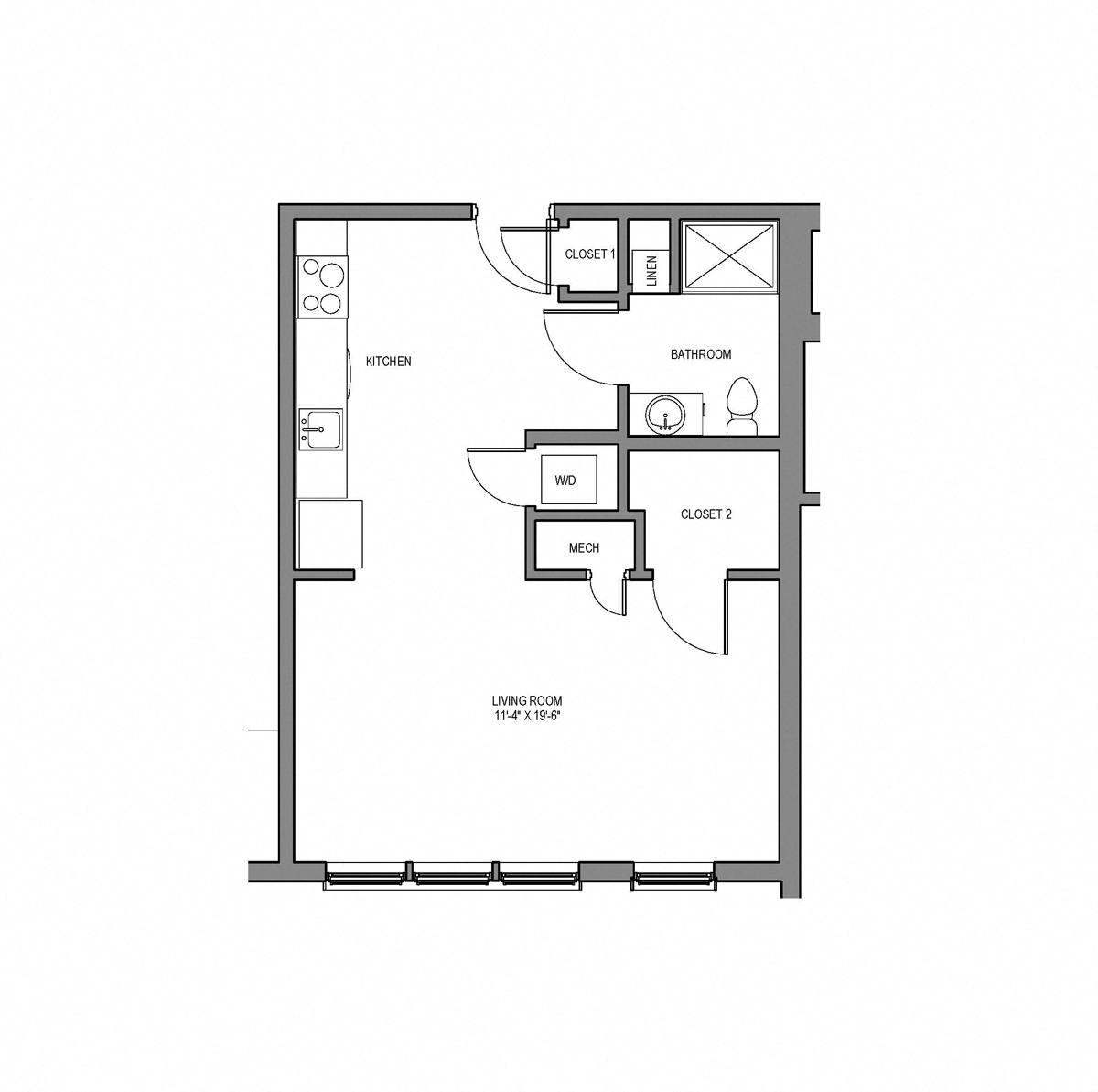 Apartment for rent at 3611 Washington St #1608, Jamaica Plain, MA 02130