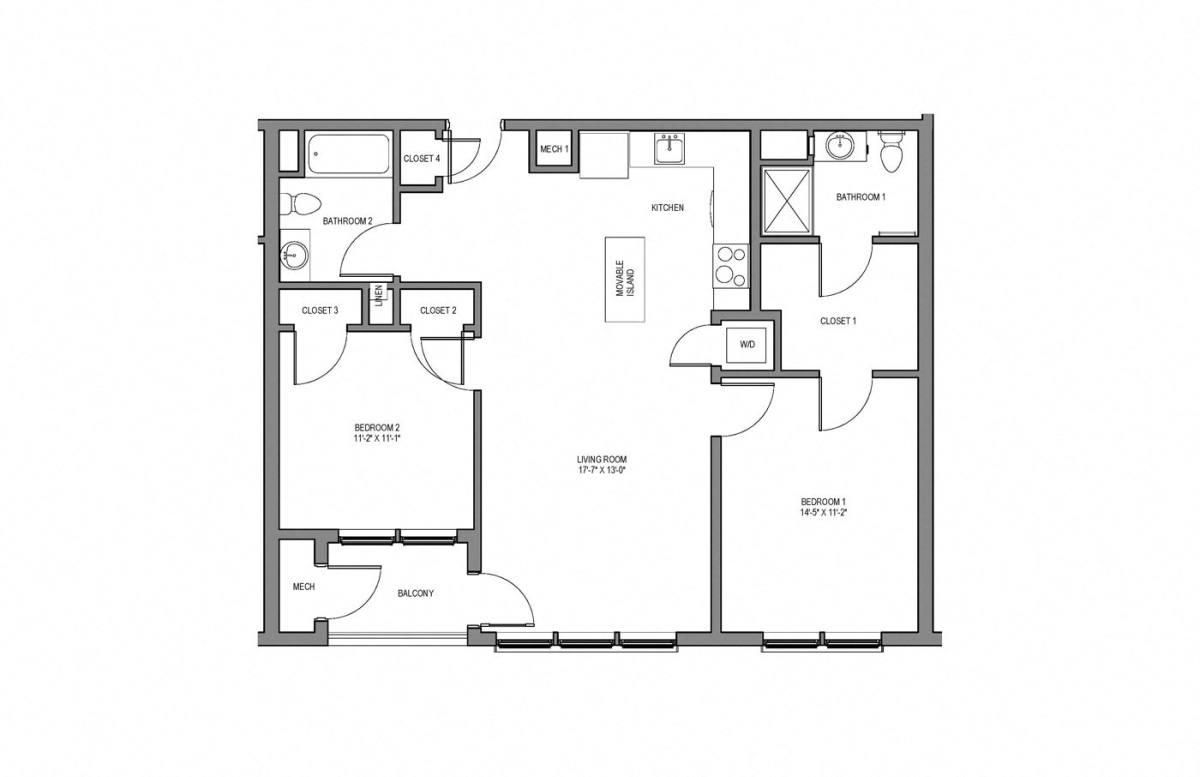 Apartment for rent at 3611 Washington St #1608, Jamaica Plain, MA 02130