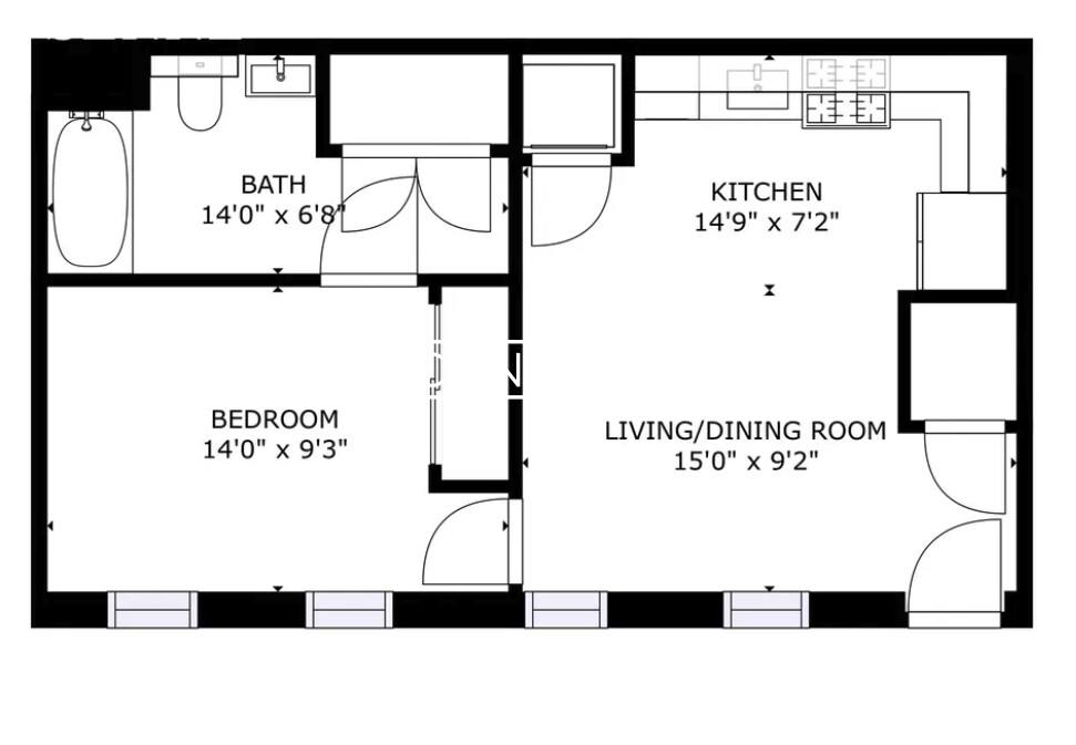 Apartment for rent at 1 Sewall St #105, Roxbury Crossing, MA 02120
