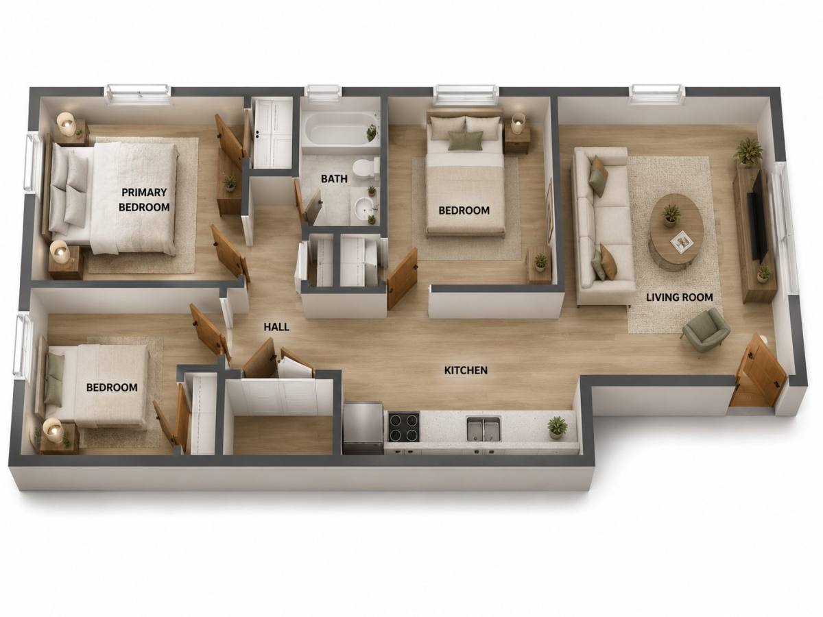 Apartment for rent at 316 62nd St NE, Washington, DC 20019