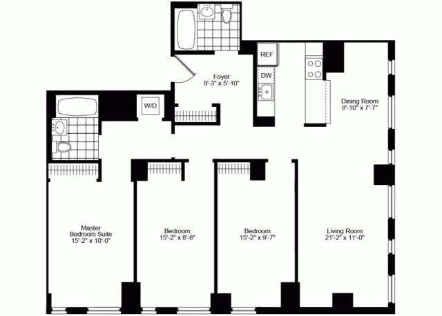 Apartment for rent at 89 Murray St #10K, New York, NY 10007