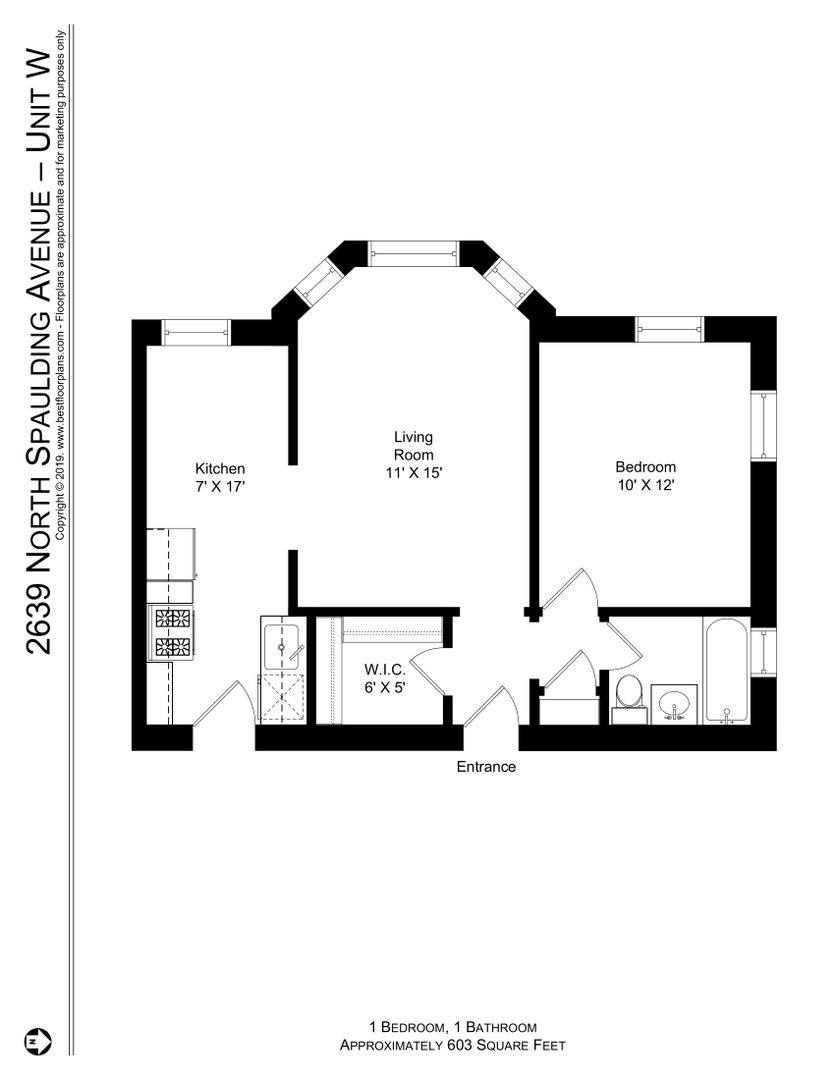 Apartment for rent at 2639-45 N Spaulding, Chicago, IL 60647