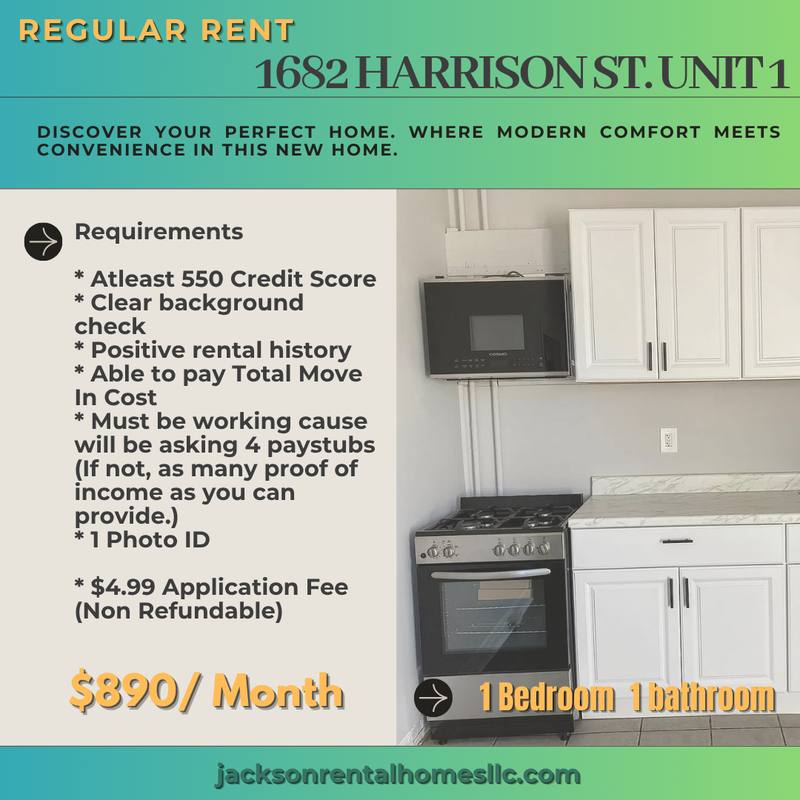 Apartment for rent at 1682 Harrison St #1, Philadelphia, PA 19124