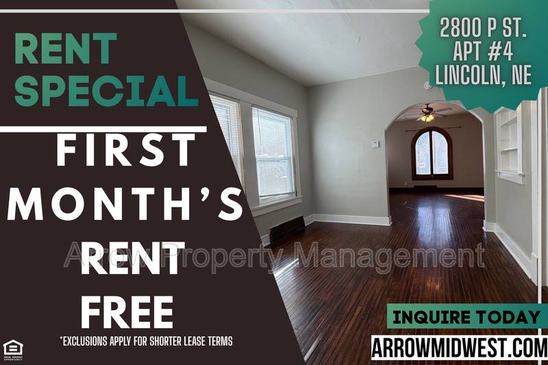 Apartment for rent at 2800 P St #4, Lincoln, NE 68503