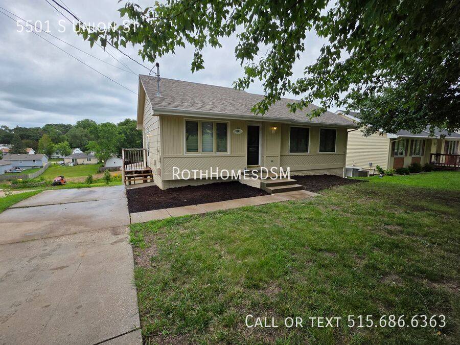House for rent at 5501 S Union St, Des Moines, IA 50315